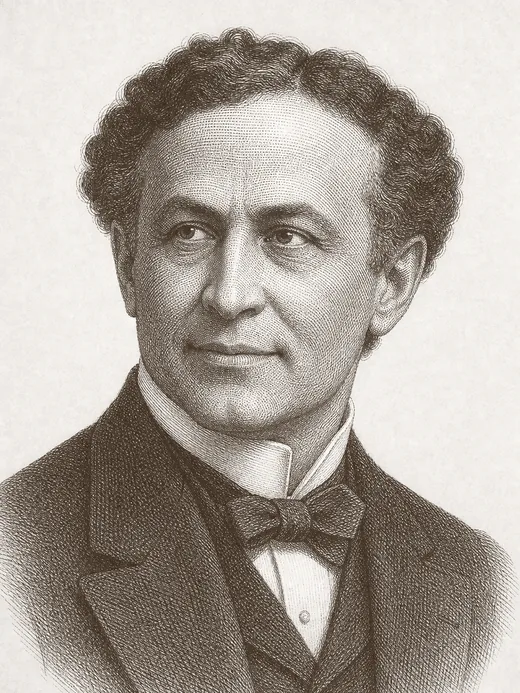 Engraved portrait of Harry Houdini